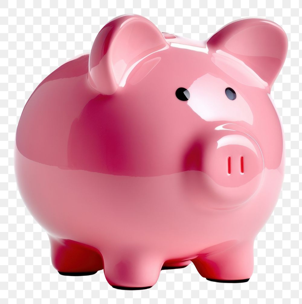PNG  Piggybank pink representation investment.