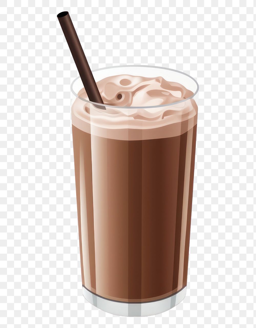 PNG  Chocolate milk milkshake smoothie dessert.
