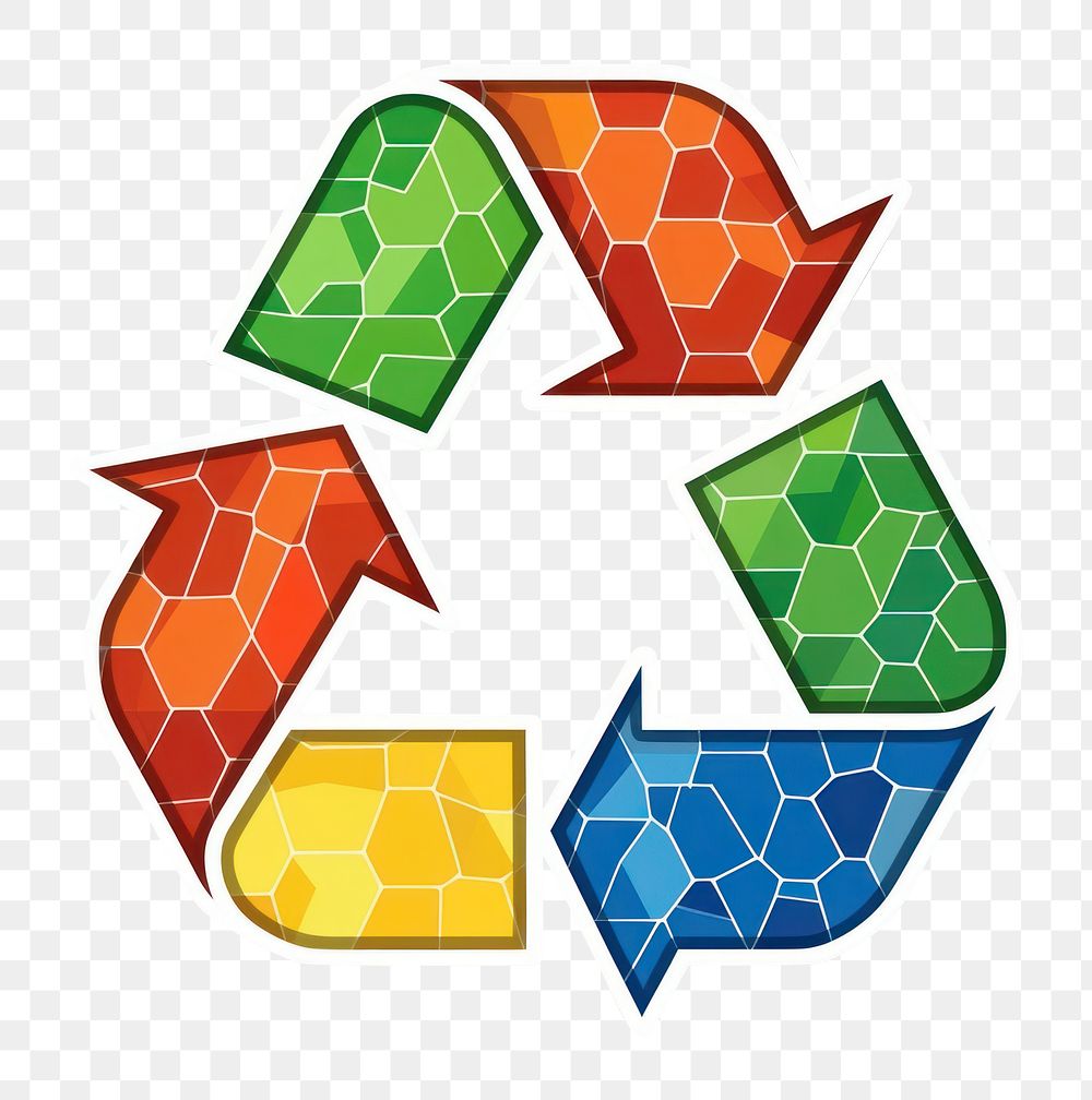 PNG  Recycle icon symbol art creativity.