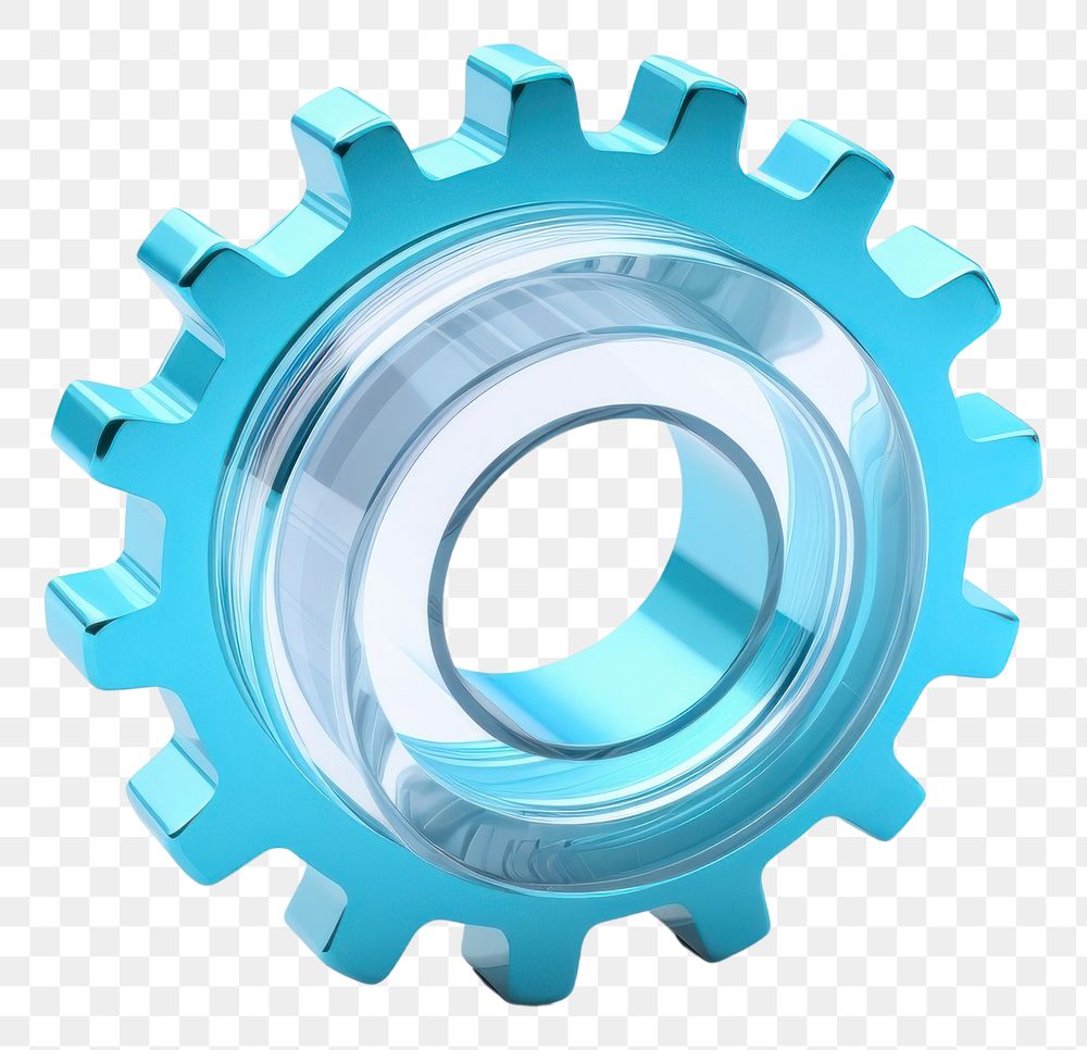 PNG Gear icon wheel white background technology.