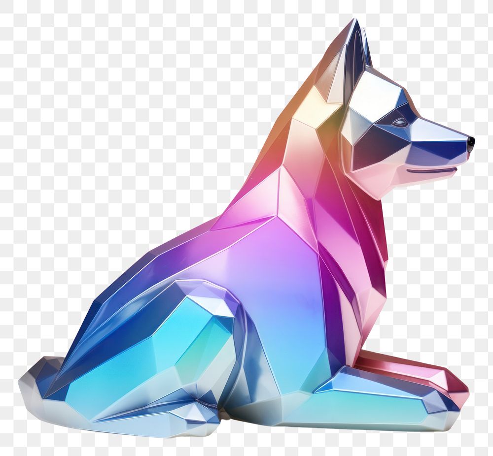 PNG Husky dog icon iridescent animal mammal pet.
