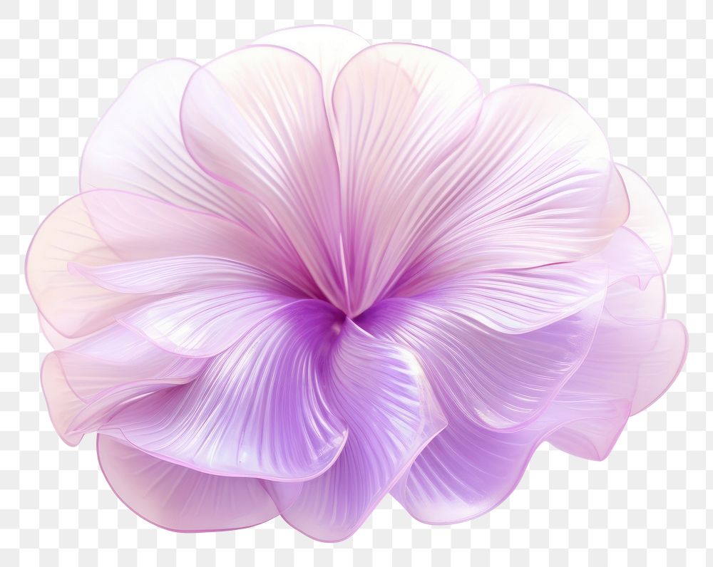PNG Lilac iridescent flower petal plant.