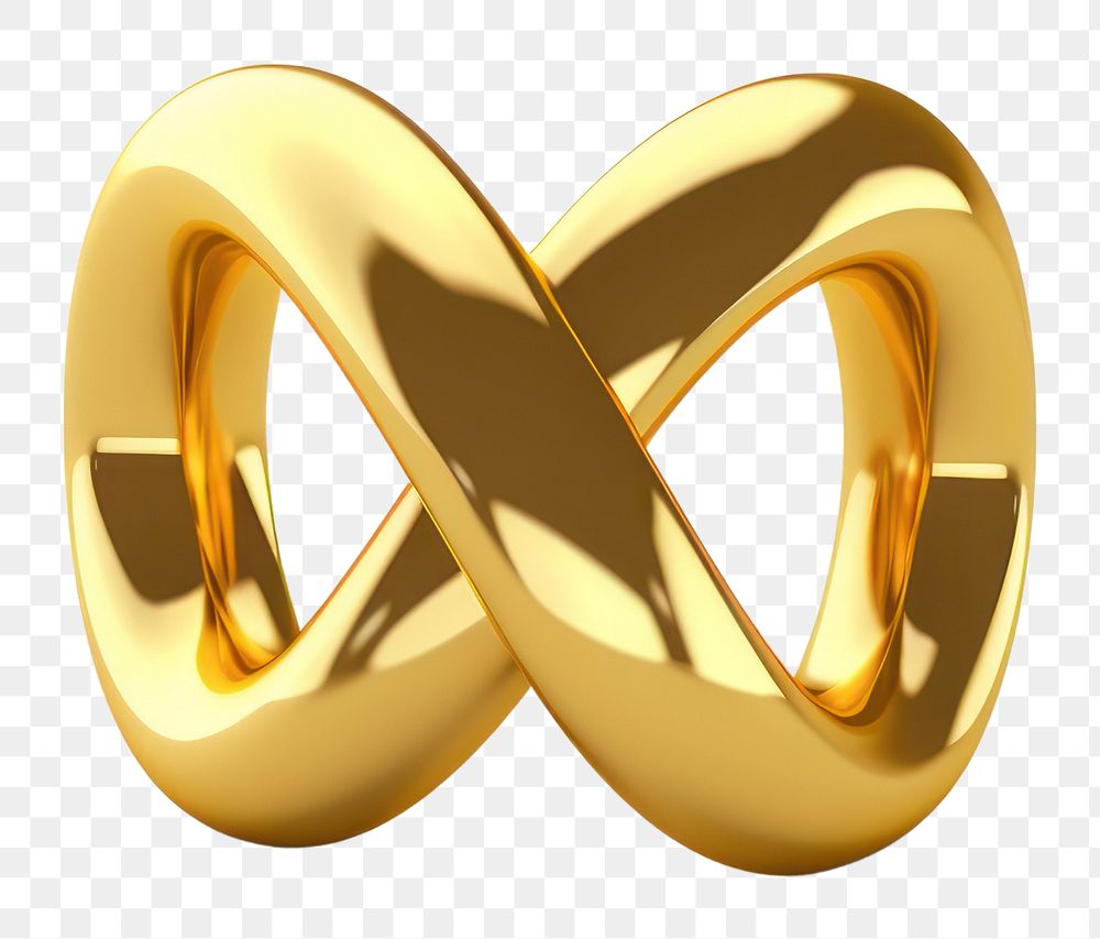 PNG Line connection icon gold jewelry ring.