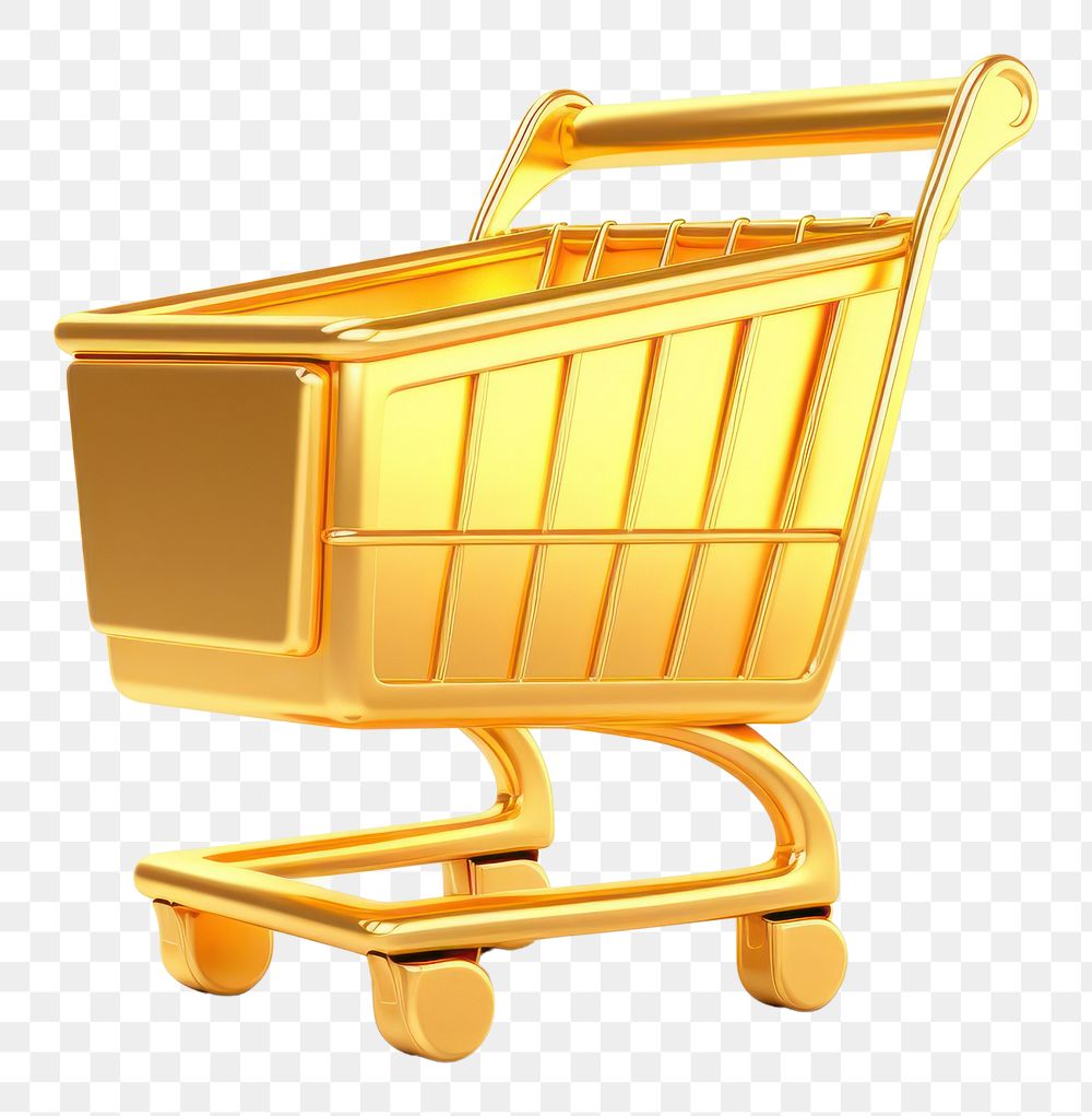 PNG Simple shopping icon gold white background consumerism.
