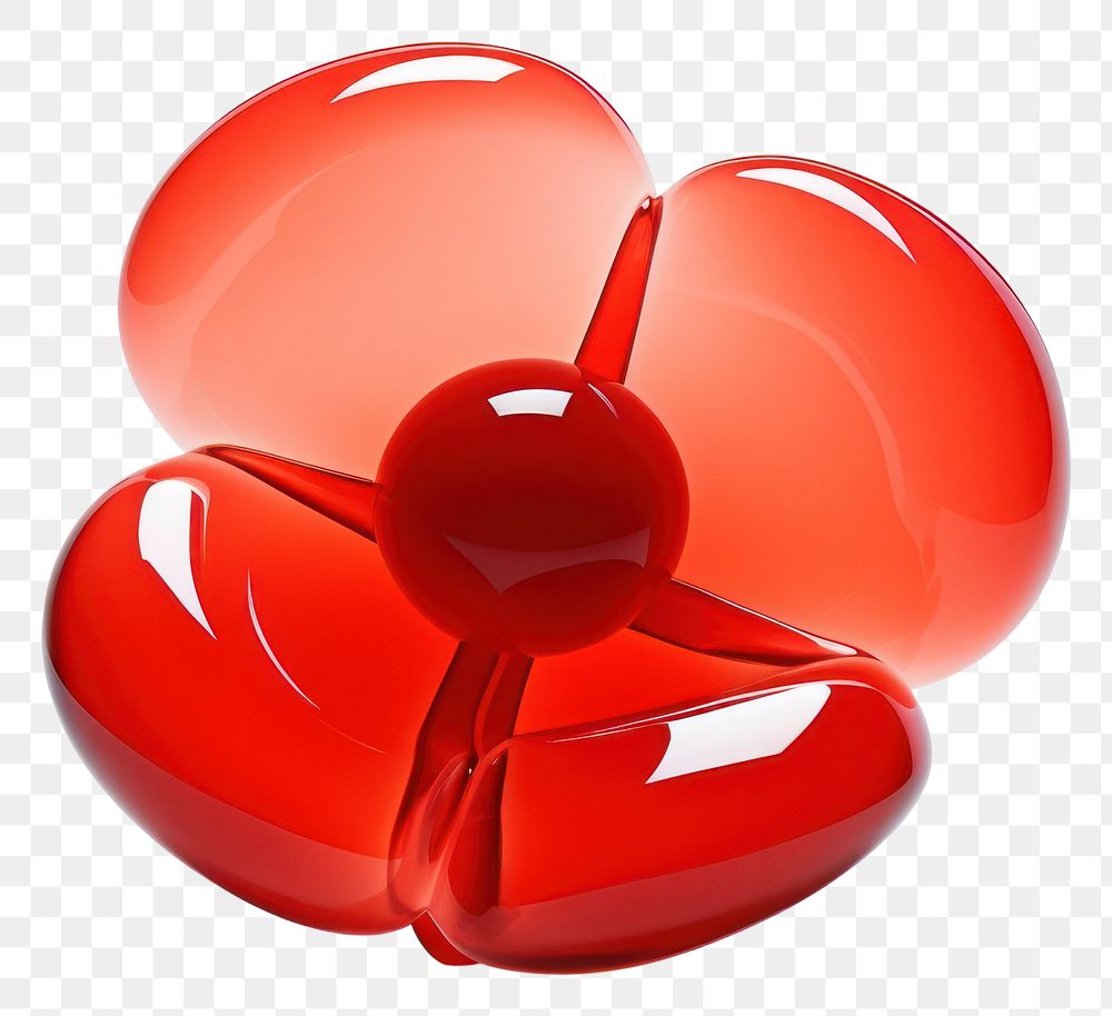 PNG Poppy icon white background confectionery jewelry.