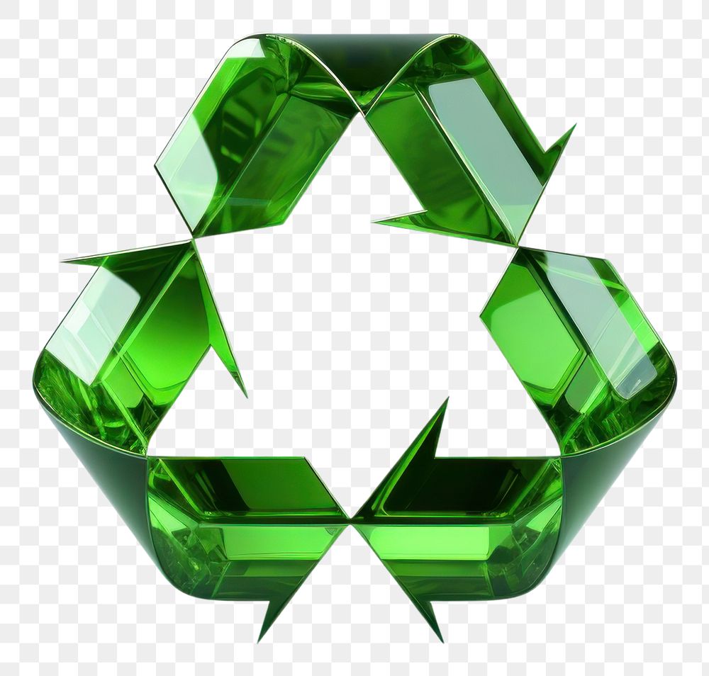 PNG Recycle icon jewelry green white background.