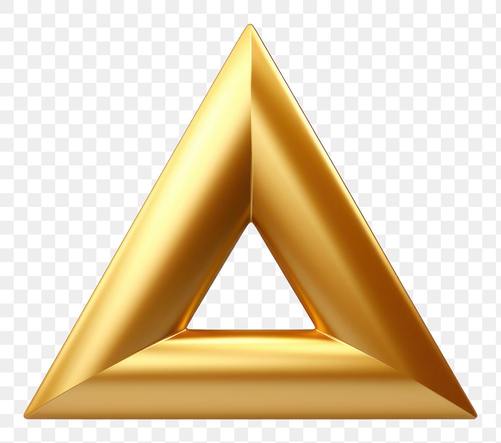 PNG Up arrow shiny gold white background.