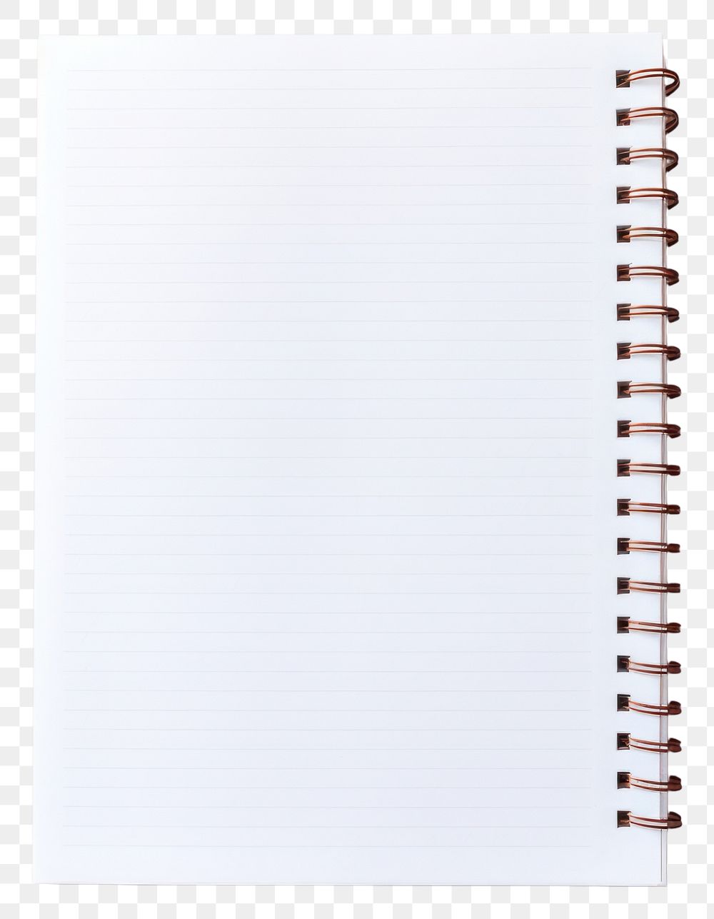 PNG Diary page spiral text.