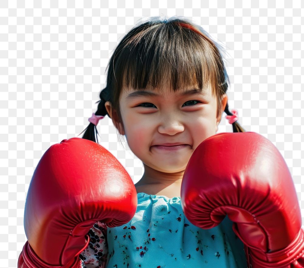 PNG  Plays superhero smiling sports boxing.