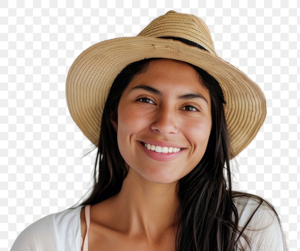 PNG  Cheerful colombian woman portrait adult smile.