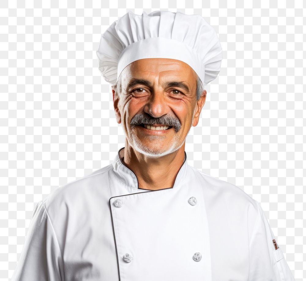 PNG  Chef portrait adult protection.