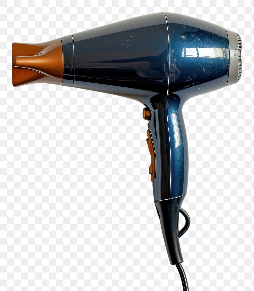 PNG  Hair dryer white background technology appliance.