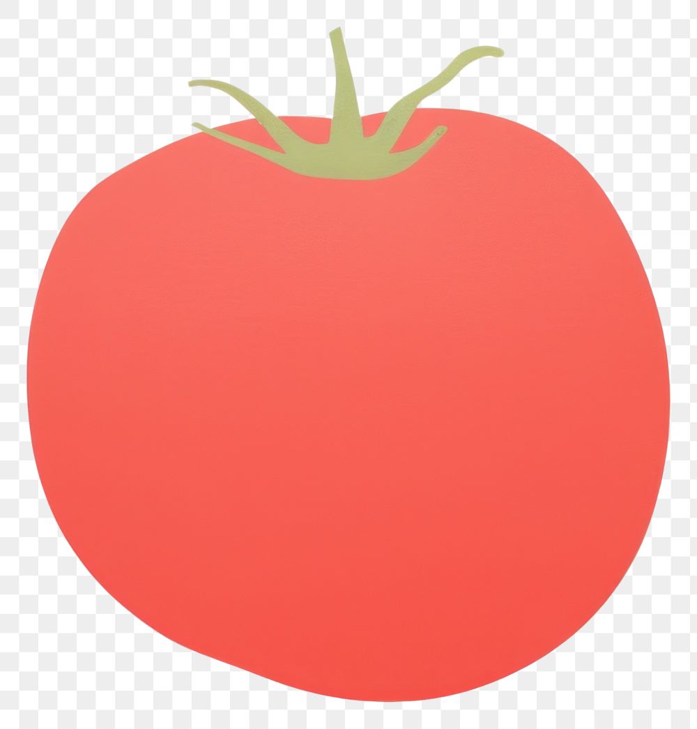 PNG Tomato minimalist form fruit plant food.