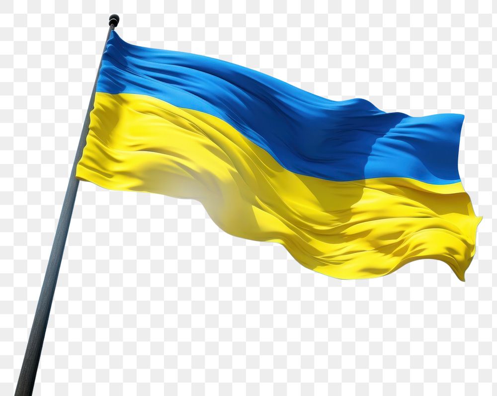 PNG  Ukraine flag symbol yellow blue.