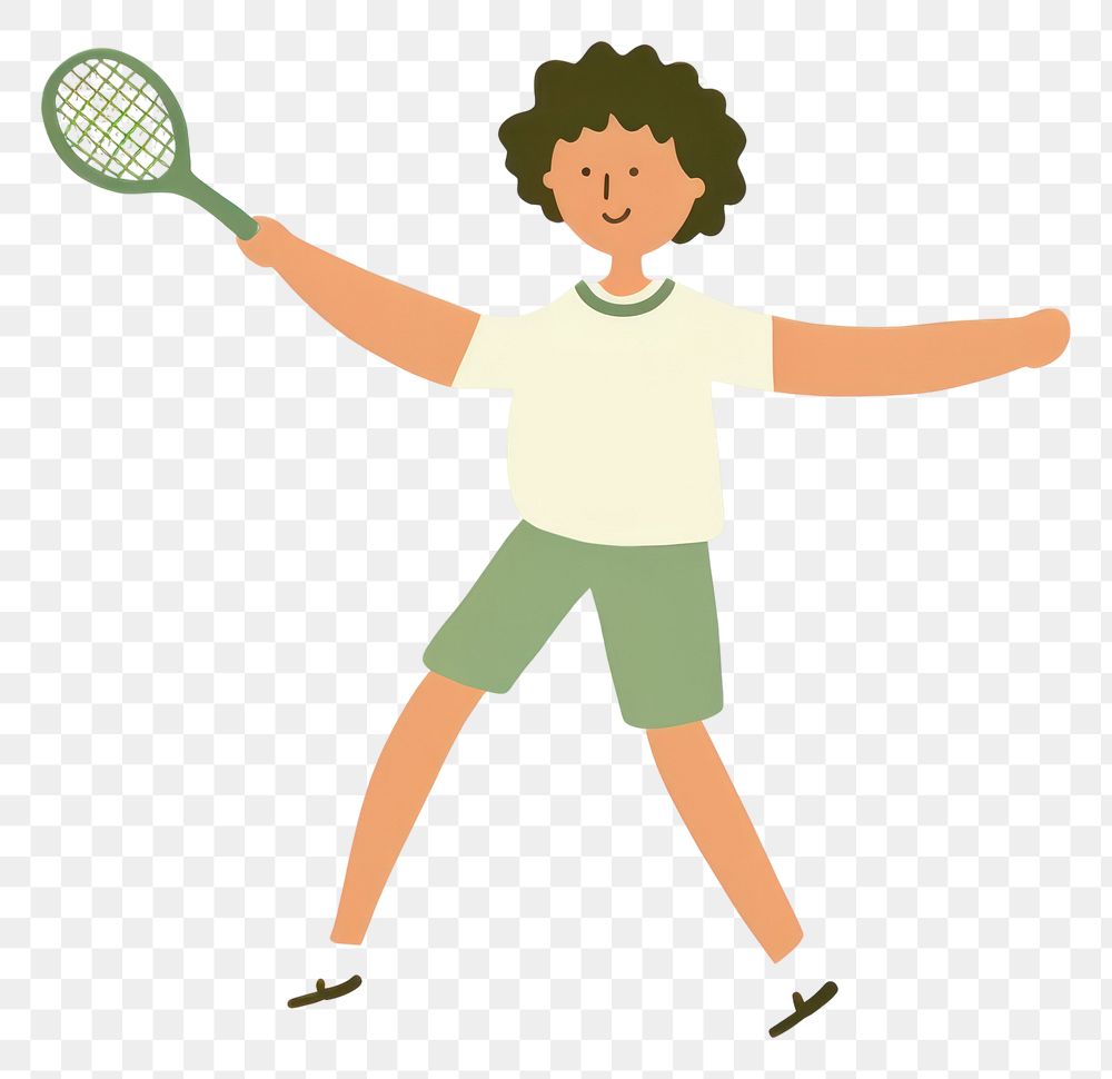 PNG Sports racket exercising enjoyment.