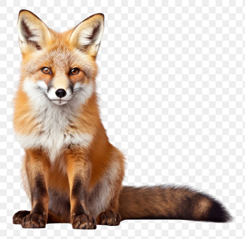 PNG  Fox wildlife mammal animal. AI generated Image by rawpixel.