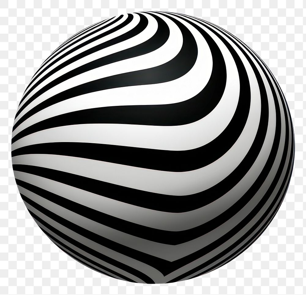 PNG A ball sphere white black. 