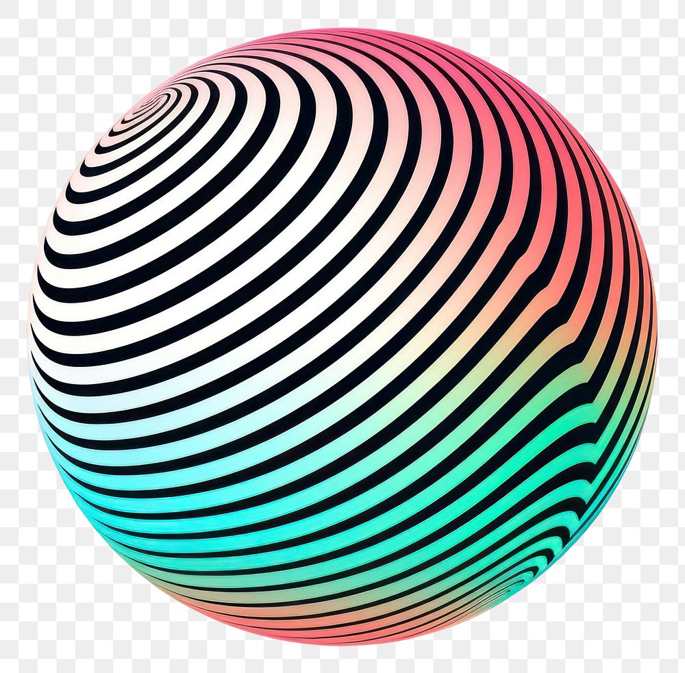 PNG A ball abstract sphere line. AI generated Image by rawpixel.