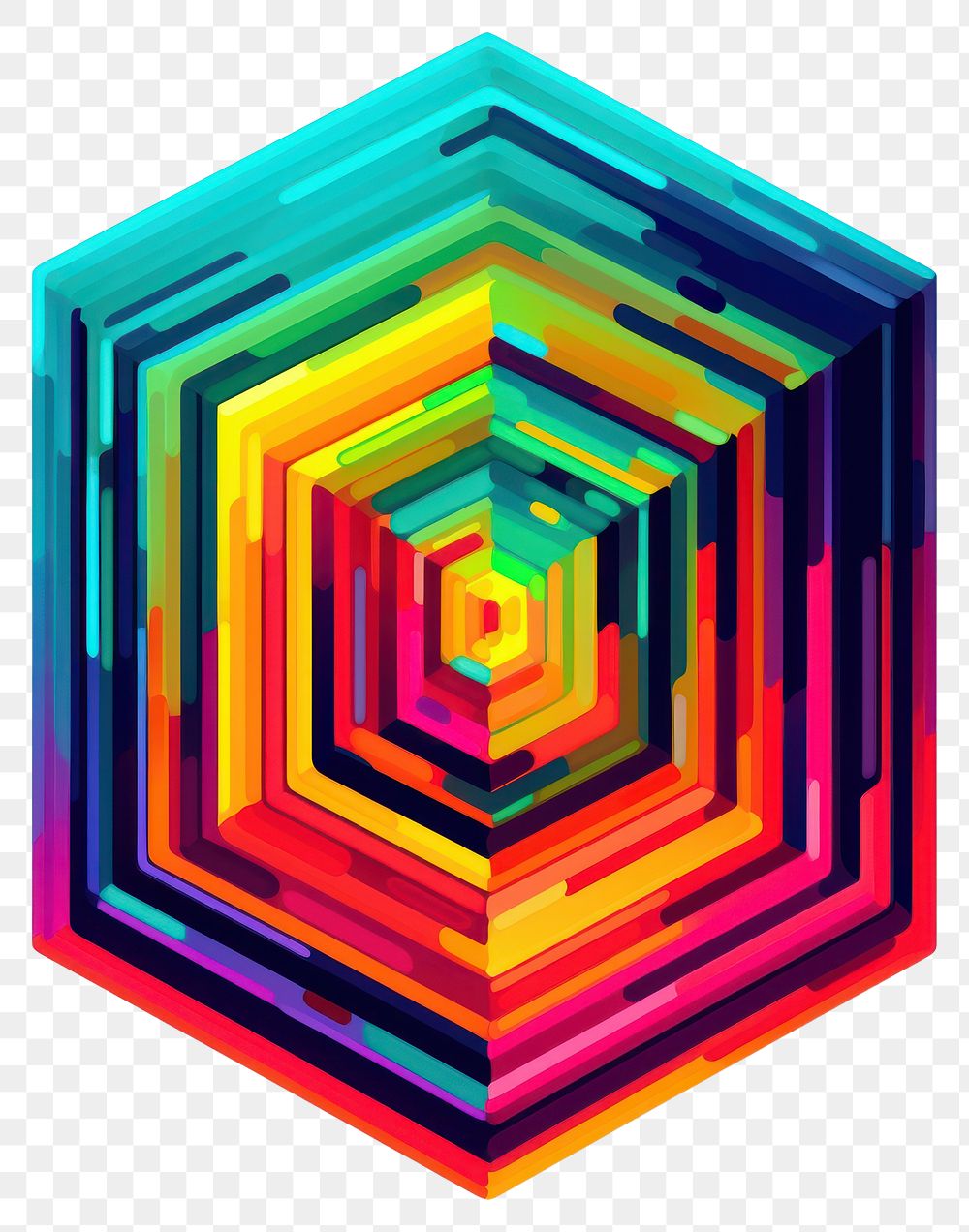 PNG A cubic art pattern backgrounds. AI generated Image by rawpixel.