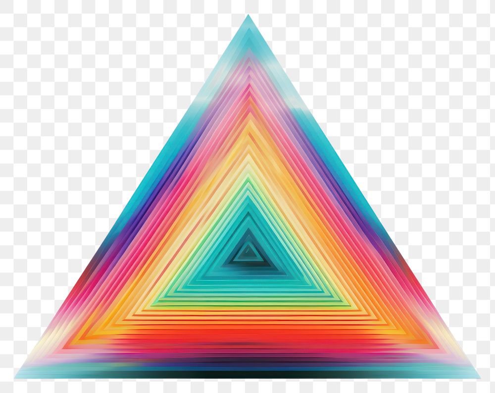 PNG A pyramid shape creativity futuristic abstract. AI generated Image by rawpixel.