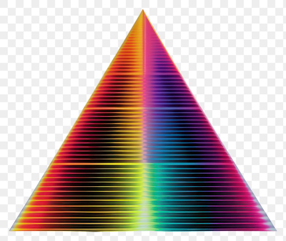 PNG A pyramid shape light illuminated futuristic. AI generated Image by rawpixel.