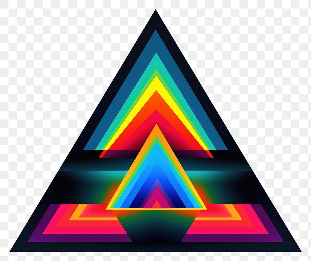PNG Triangle creativity scoreboard pattern. AI generated Image by rawpixel.