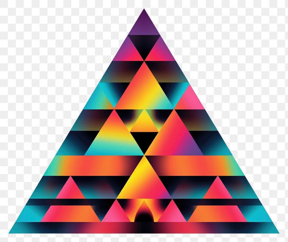 PNG Triangle art creativity abstract. 