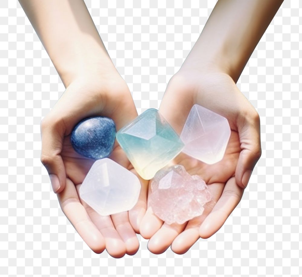 PNG  Crystal healing gemstone jewelry crystal. AI generated Image by rawpixel.