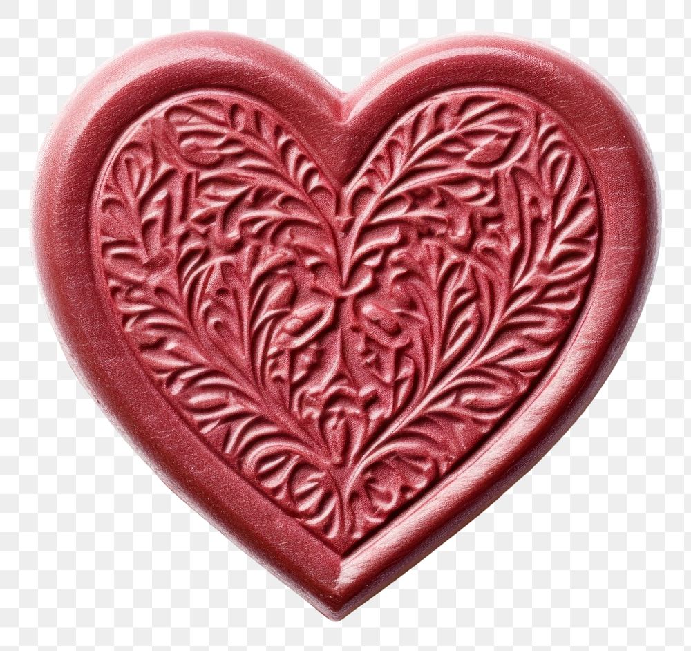 PNG  Seal Wax Stamp heart locket craft white background.