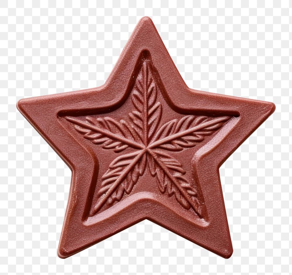 PNG  Seal Wax Stamp star food white background confectionery.