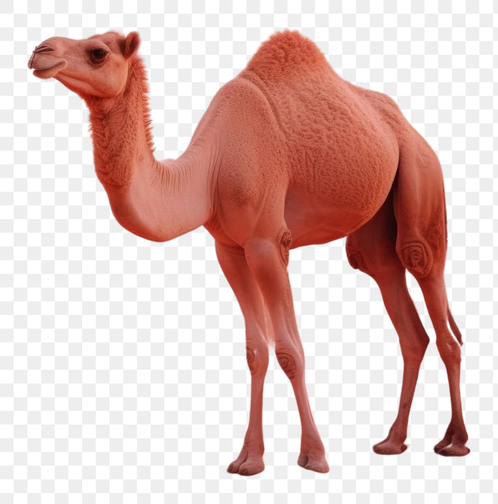 PNG  Camel wildlife outdoors desert. AI generated Image by rawpixel.