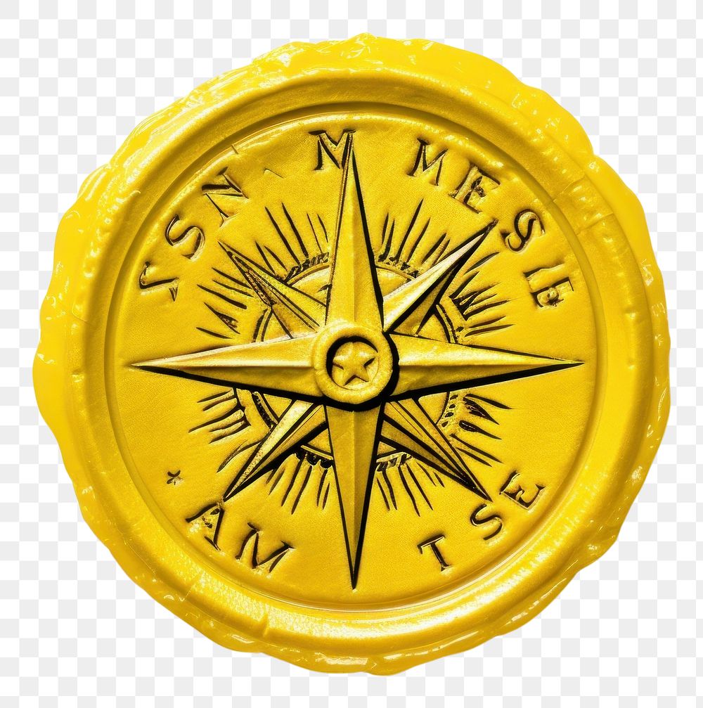 PNG Compass yellow white background accessories.