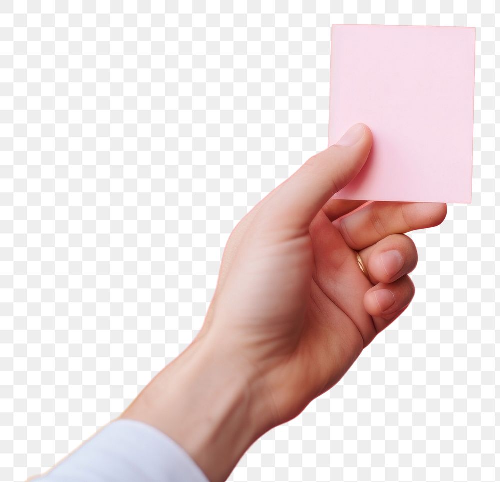 PNG  Hand holding sticky note paper advertisement creativity.