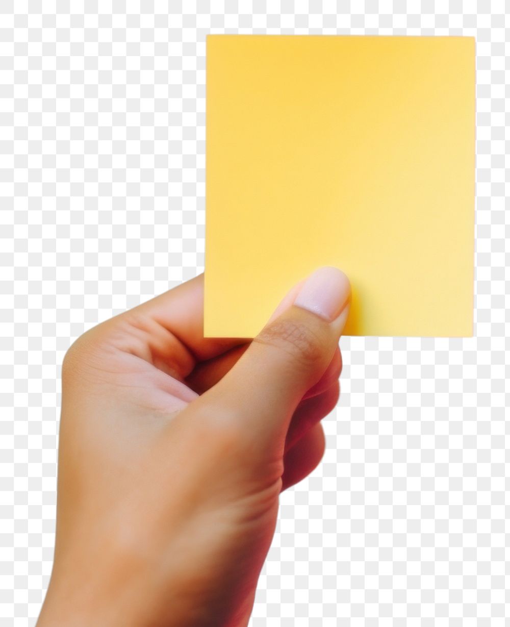 PNG  Hand holding sticky note finger creativity lighting.