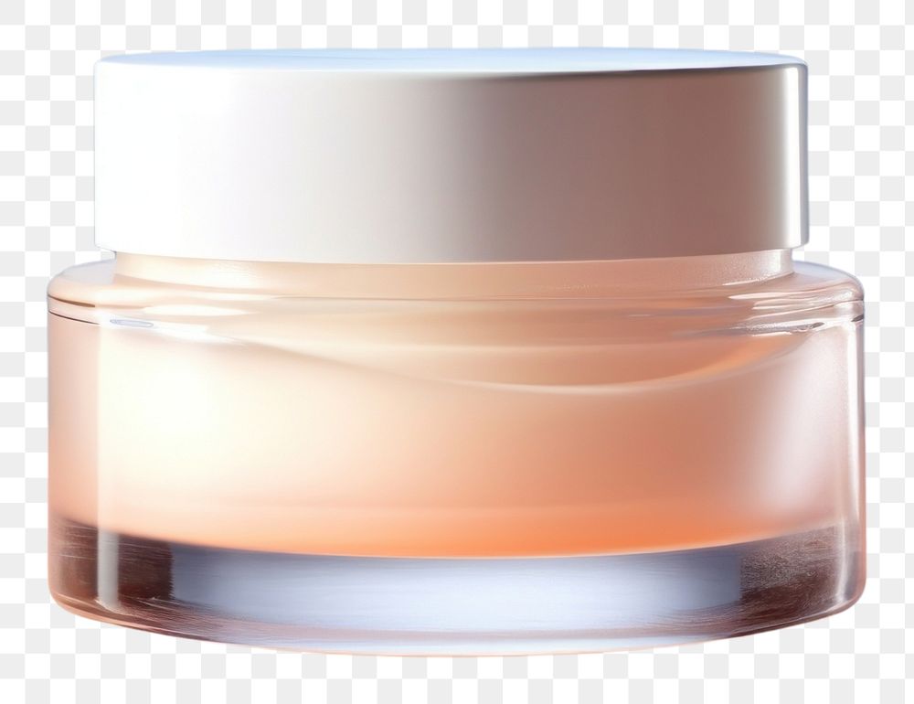 PNG  Moisturizer cream jar cosmetics lighting bottle.