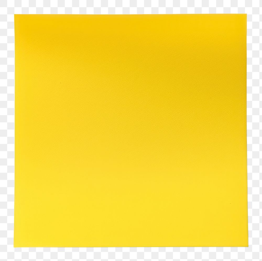 PNG  Sticky note paper backgrounds yellow.