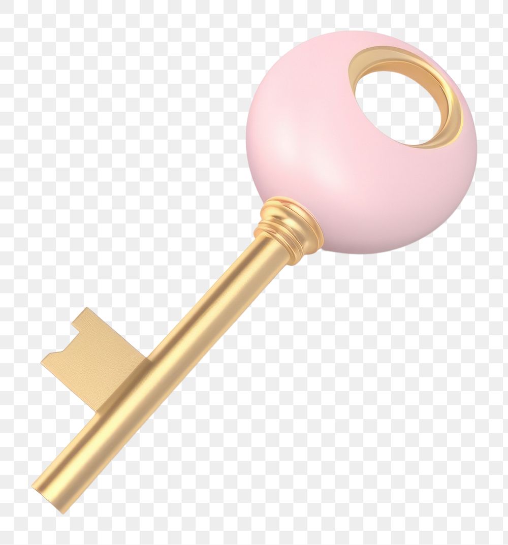 PNG Key key spoonbill keychain.
