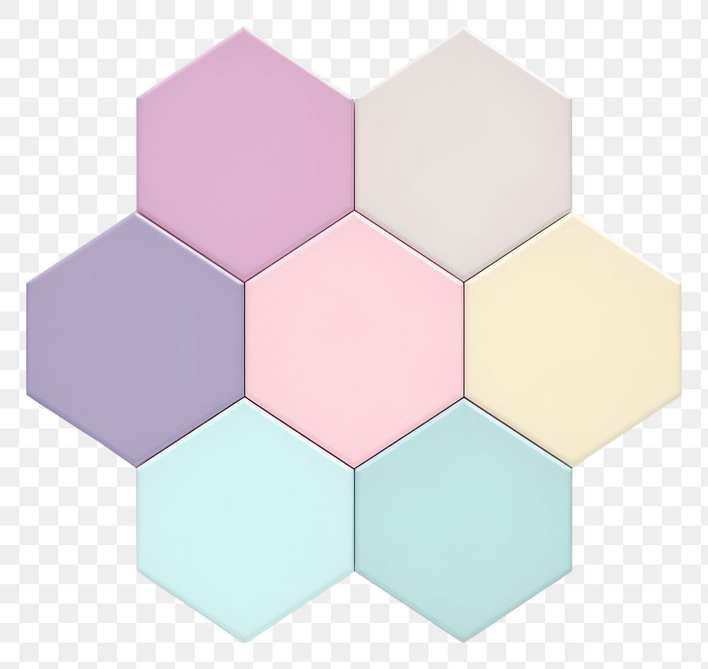 PNG 3d render icon of hexagon pattern variation fragility.