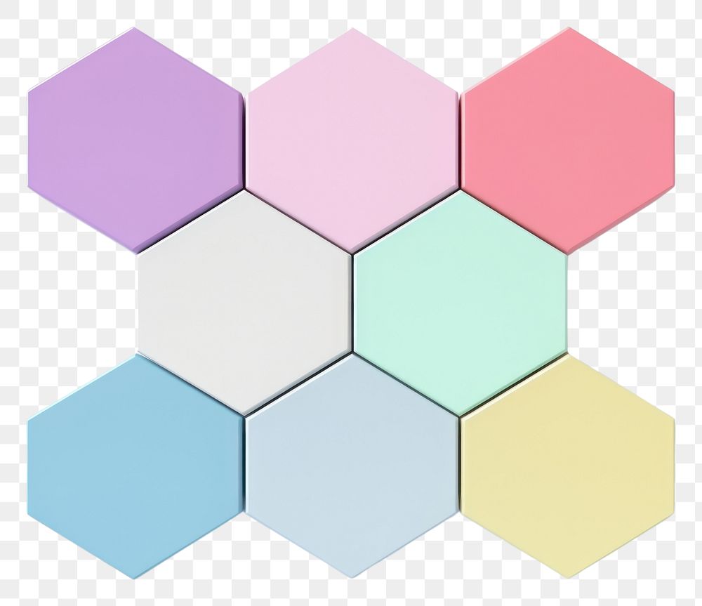 PNG Hexagon creativity variation honeycomb.