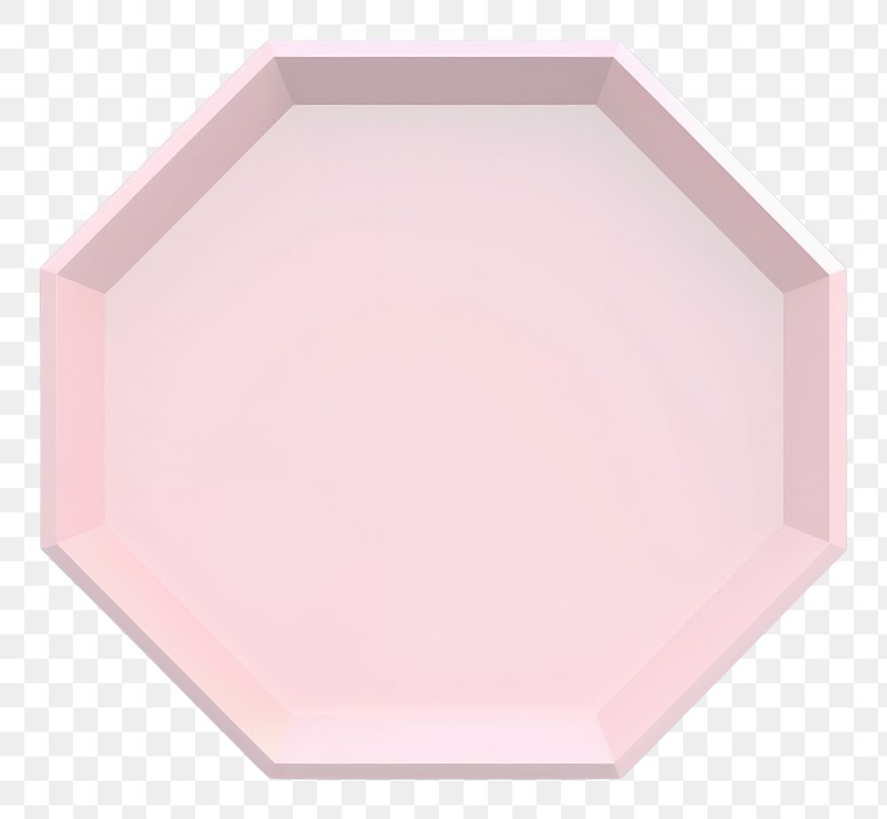 PNG Hexagon simplicity rectangle dishware.