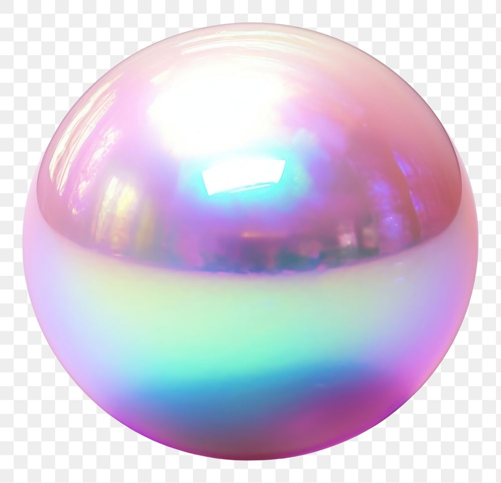 PNG  Opal pearl iridescent jewelry sphere white background.