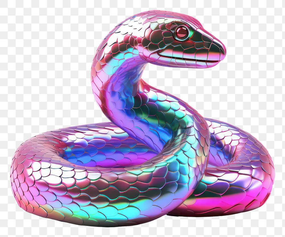 PNG Snake reptile animal white background.