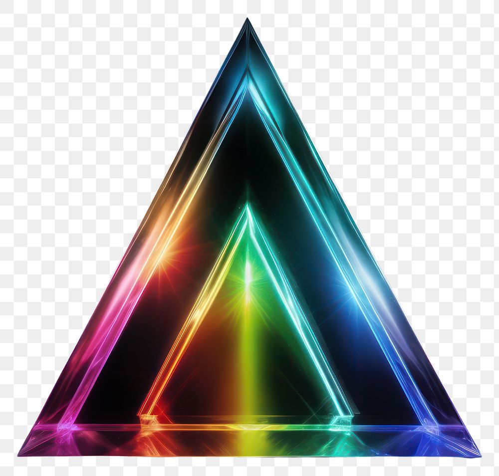 PNG Technology abstract triangle light.
