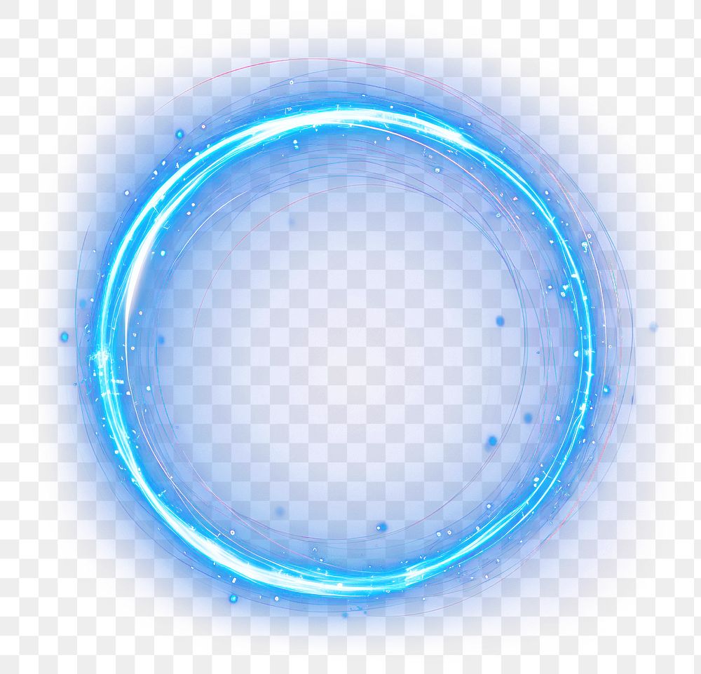 PNG Circle light technology abstract.