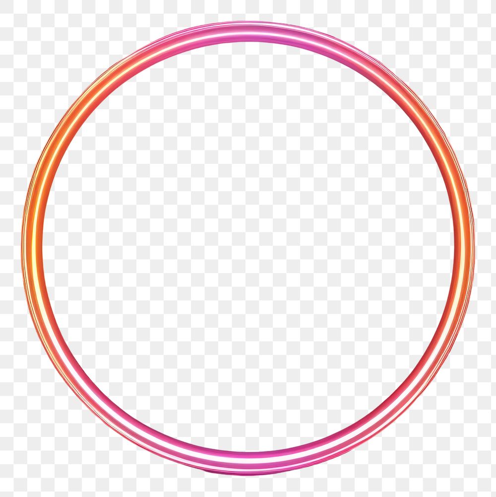 PNG Circle light abstract neon.