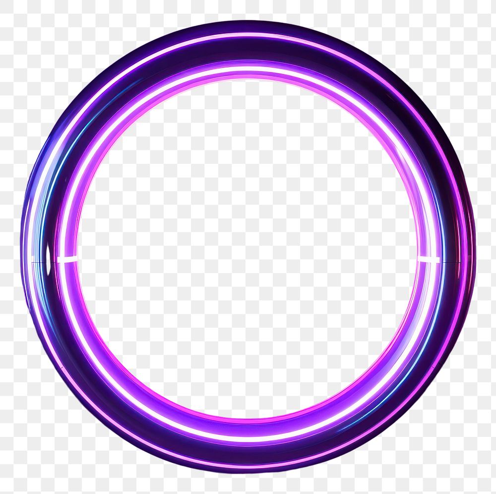 PNG Neon light purple technology abstract.