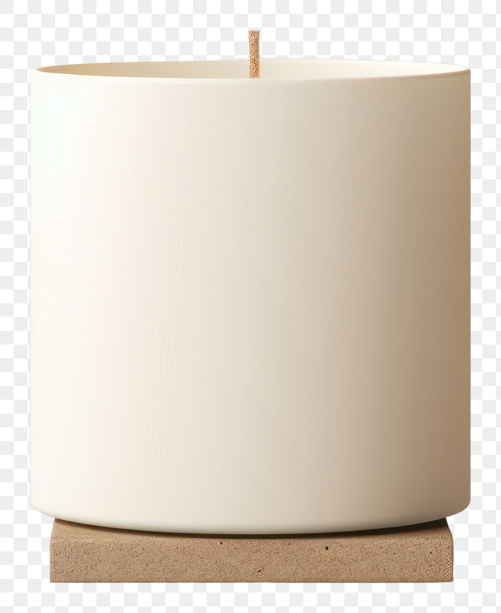PNG Candle packaging mockup simplicity cylinder lighting.