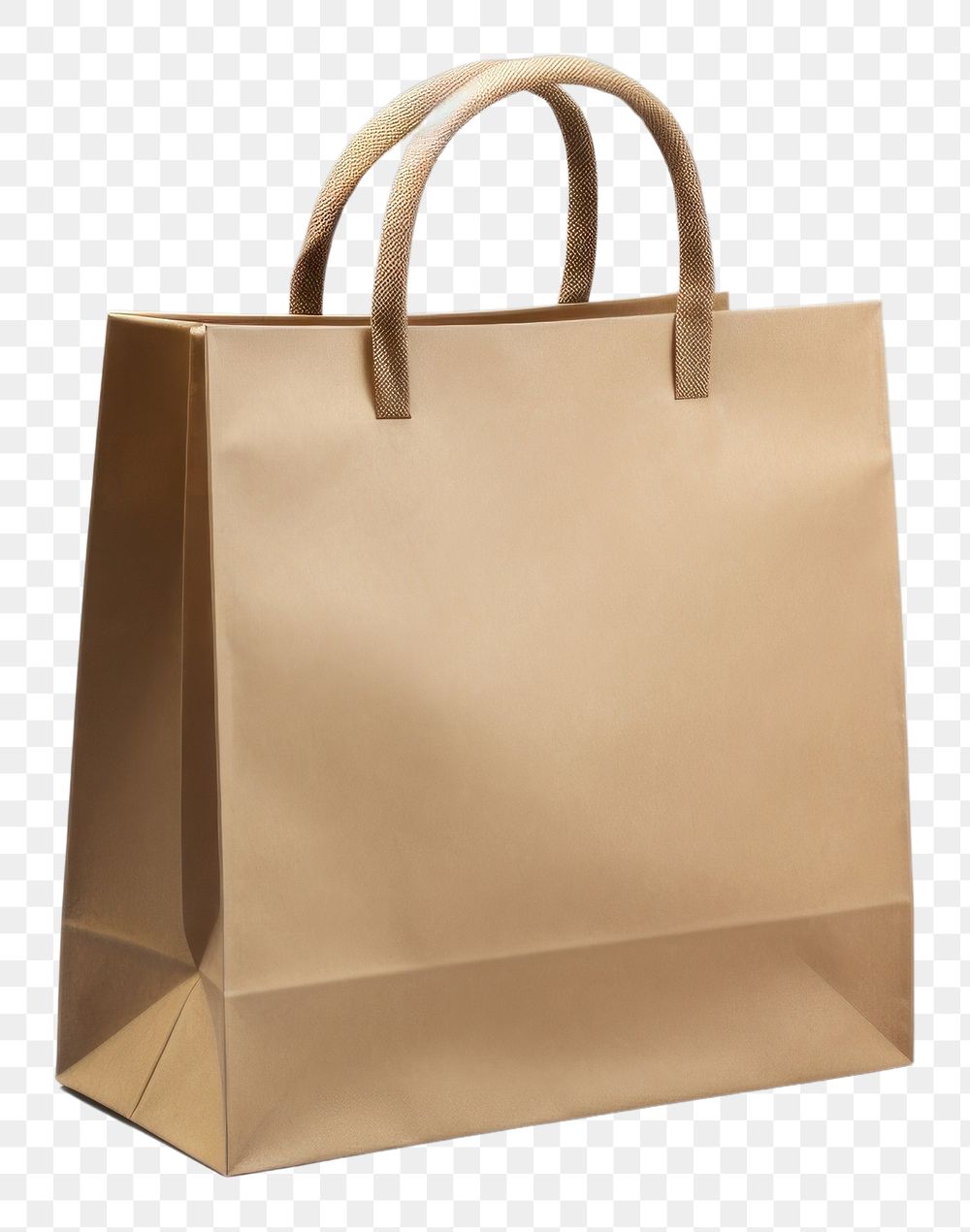 PNG Paper bag mockup handbag white background accessories.