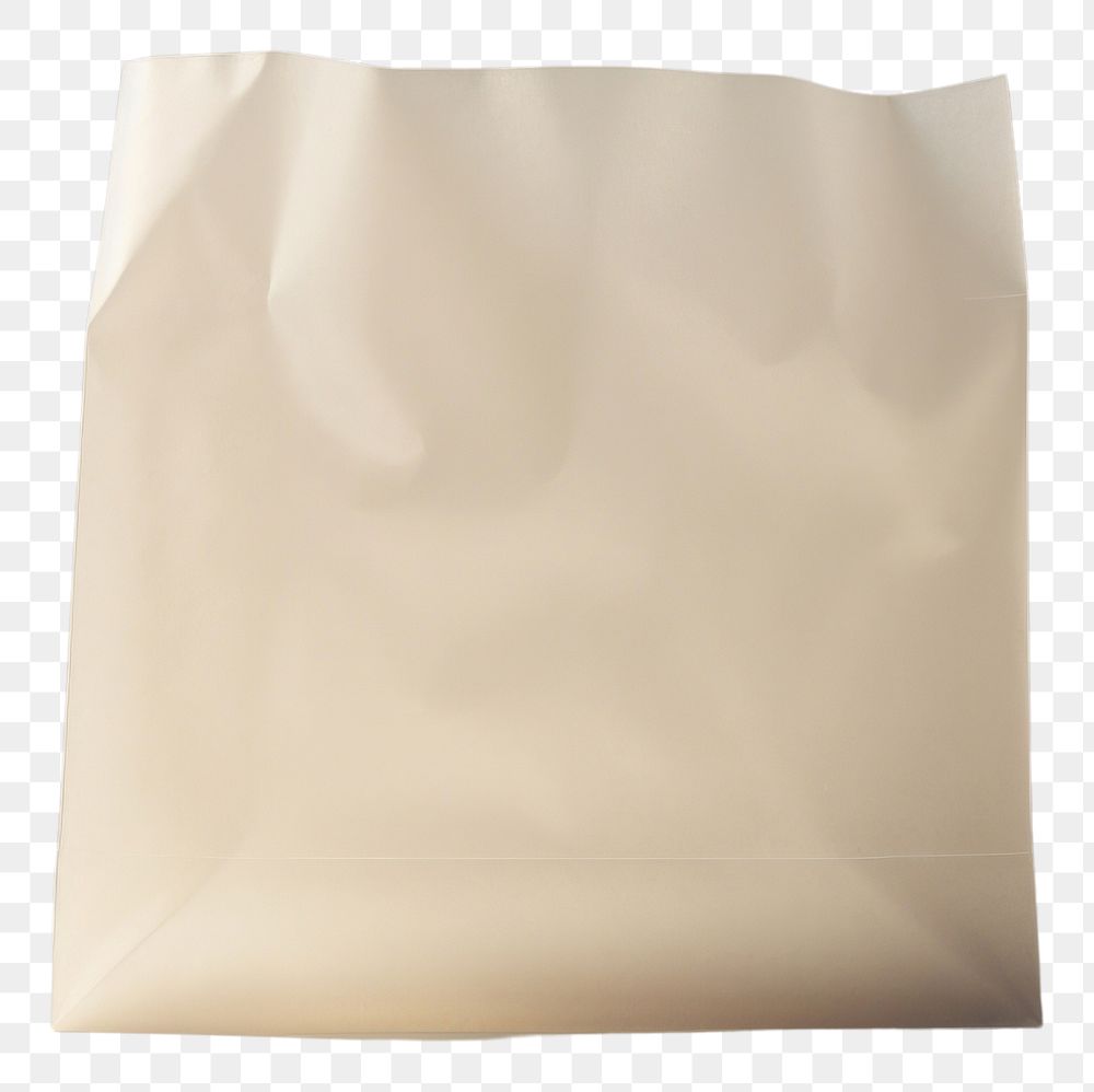 PNG Bag packaging mockup paper white studio shot.