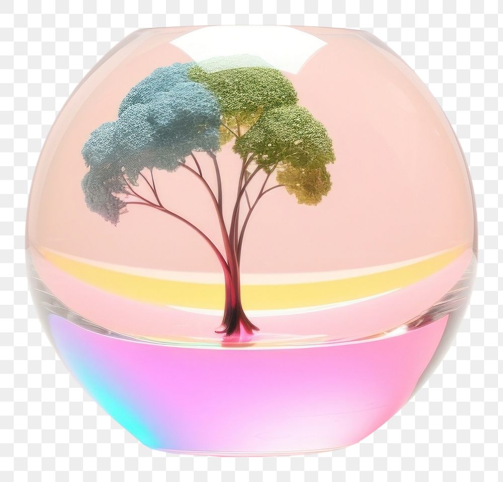 PNG Environment sphere glass vase.